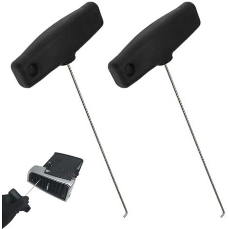 Lot de 2 crochets d'extraction compteur vitesse pour Mercedes w124, SL R107/R129, Roadster W107, Coupé W114/W115, kit d'outils compatibles avec le retrait des clusters d'instruments, -