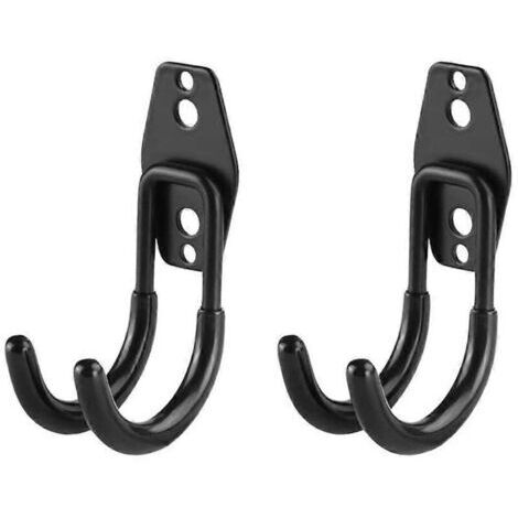 Lot de 2 crochets robustes pour charges lourdes, jolis crochets de suspension, crochets muraux pratiques pour garage