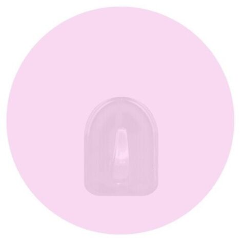 Lot de 2 Crochets rond mural repositionnables Rose Pastel MSV