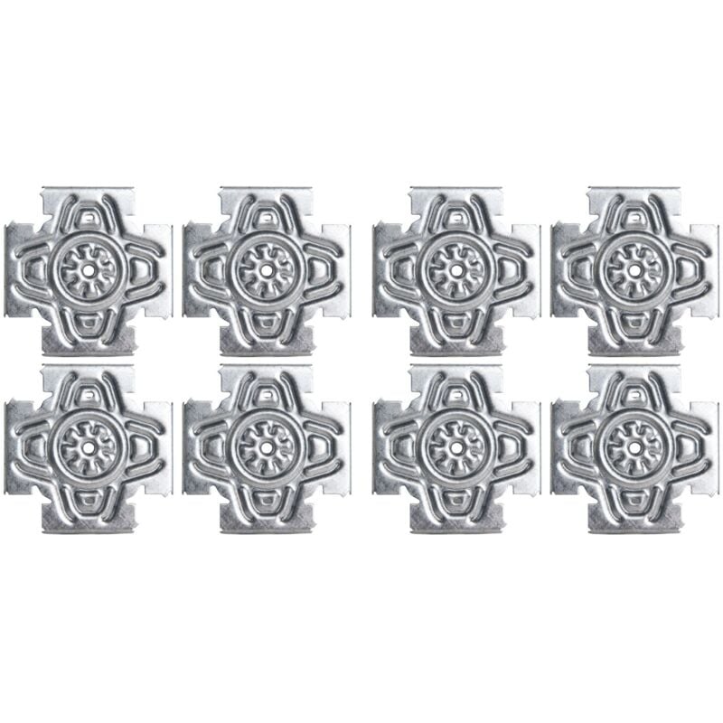 Lot de 2 Croix Solutions Semin système permettant de fixer des éléments type trappe de visite, fenêtre, porte dans une ossatures métallique