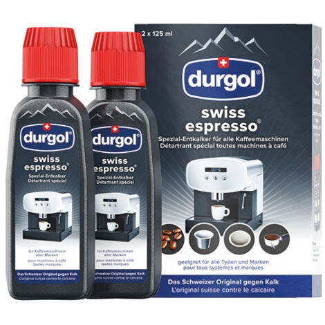 Lot de 2 détartrants machine à café 2x125 ml - DURGOL