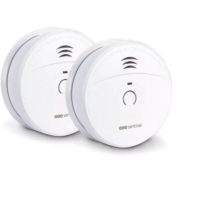 Scs Sentinel - Lot de 2 détecteurs avertisseur autonome de fumée smokealarm 5Y