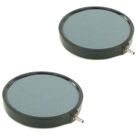 Lot de 2 diffuseurs d'air disques 20 cm pour bassins de jardin