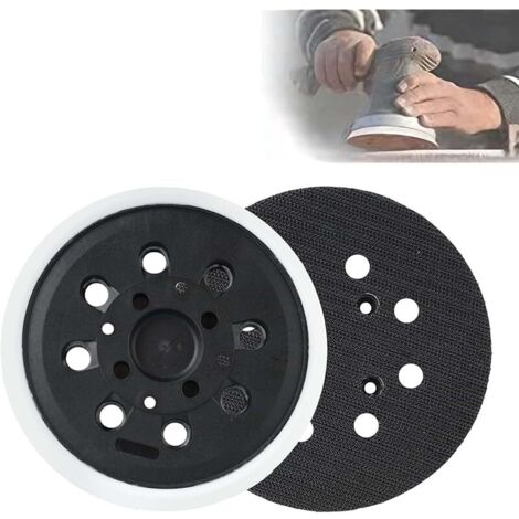 Lot de 2 Disques Abrasifs 125 mm 8 Trous,pour Ponceuse Excentrique,Compatible avec Bosch PEX 300 AE, PEX 400 AE, PEX 4000 AE, AdvancedOrbit 18