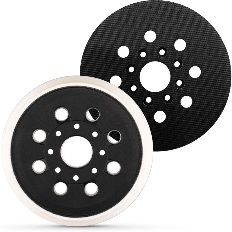 Lot de 2 disques de ponçage professionnels de 125 mm pour Bosch GEX 125-1 AE, 8 trous auto-agrippants, disques de ponçage pour ponceuse excentrique