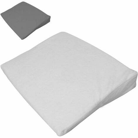 Lot de 2 draps housse 100% coton pour plan incliné - 40 cm de large - Blanc - Monsieur Bébé