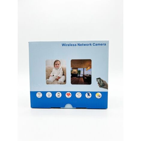 [Lot de 2] - DZIMO - Caméra de surveillance WiFi - Pan-Tilt Vision Nocturne - Audio bidirectionnel - Voir photos