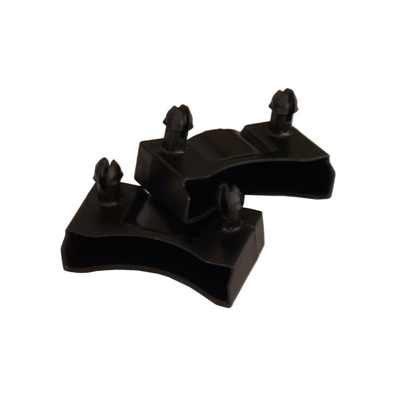 Lot de 2 embouts noir pour lattes 48 x 8 mm Lot de 2 embouts noir pour lattes 48 x 8 mm