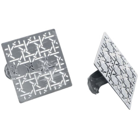 Lot de 2 Embrasses à Rideau "Emery" 6cm Gris