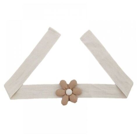 Lot de 2 embrasses de rideaux en corde faites à la main pour décoration de maison ou de bureau (fleurs) marron