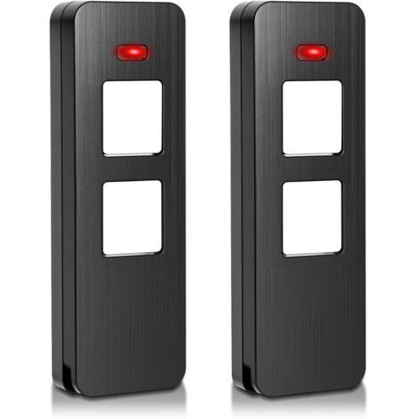 Lot de 2 émetteurs de porte de garage 868 MHz pour été Pearl Twin S10019-00001, 2 canaux pour SOMloq2, 4018V0004, pour 4015862001900