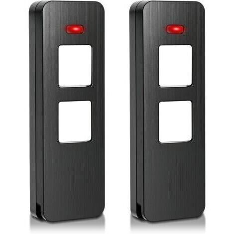 Lot de 2 émetteurs de porte de garage 868 MHz pour été Pearl Twin S10019-00001, 2 canaux pour SOMloq2, 4018V0004, pour 4015862001900