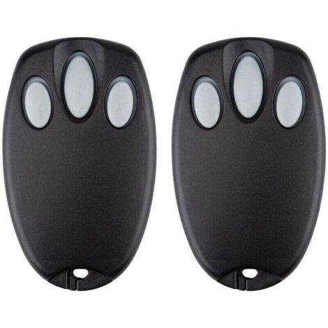 Lot de 2 émetteurs de porte de garage portatifs de remplacement pour Chamberlain Liftmaster Motorlift 94335E 84335E ML700 ML500 ML850 Merlin+ C945 C840 Security+ 433,92 MHz