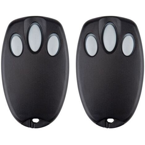 Lot de 2 émetteurs de porte de garage portatifs de remplacement pour Chamberlain Liftmaster Motorlift 94335E 84335E ML700 ML500 ML850 Merlin+ C945 C840 Security+ 433,92 MHz