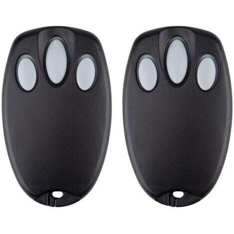 Lot de 2 émetteurs de porte de garage portatifs de remplacement pour Chamberlain Liftmaster Motorlift 94335E 84335E ML700 ML500 ML850 Merlin+ C945 C840 Security+ 433,92 MHz
