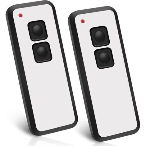Lot de 2 émetteurs portables de porte de garage Novotron 522, 524, 502 MAX43-2, 512 Mix 43-2, 433,92 MHz, 2 canaux