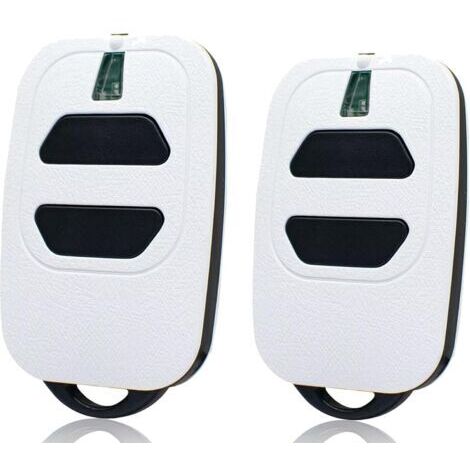 Lot de 2 émetteurs portatifs 433,92 MHz – Compatible DEA GTI2/4, GT2/4, Mio TR2/4, Mio TR2N/4N – Télécommande pour motorisations