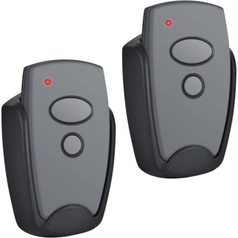 Lot de 2 émetteurs portatifs Marantec 868,3 MHz pour 302 384 304 313 321 323 131 - Télécommande de rechange pour Marantec - 2 canaux