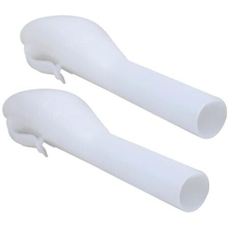 Lot de 2 entonnoirs carburant pour véhicule - Entonnoir gaz Pour combustion carburant, réservoirs remplissage, entonnoir voiture Blanc