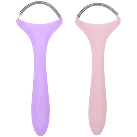 Lot de 2 épilateurs faciaux à ressort pour femmes, épilateur portable à fil pour la lèvre supérieure, le menton et les joues