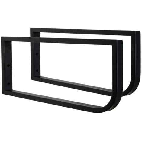 Lot de 2 équerres de fixation porte-serviettes pour plan de travail