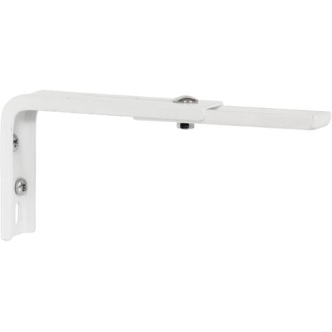 AVOSDIM Lot de 2 équerres réglables déport entre 10 et 16,5cm - Blanches