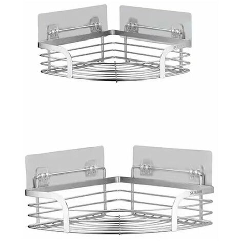 ZVZM Etagere Douche sans Percage, 3 Pièces Etagere Salle De Bain Angle avec  Porte Savon Douche, Support Gel Douche Salle De Bain Porte Shampoing Douche  : : Cuisine et Maison