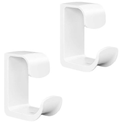 Lot de 2 étagères de salle de bain avec crochet pour lavabo, support de rangement mural pour cuisine, sans perçage