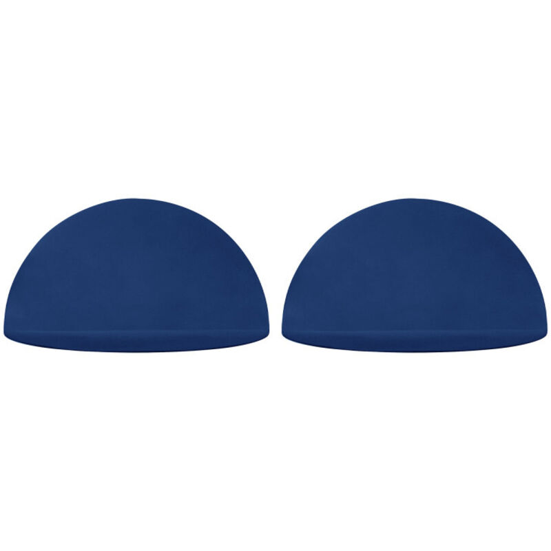Drawer - Lot de 2 étagères murales demi-cercle en métal L17,5cm - Bleu - Nuagio Drawer - Lot de 2 étagères murales demi-cercle en métal L17,5cm - Bleu - Nuagio