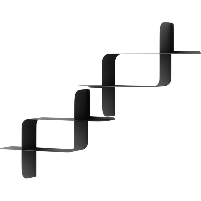 Umbra - Lot de 2 étagères murales en métal Montage