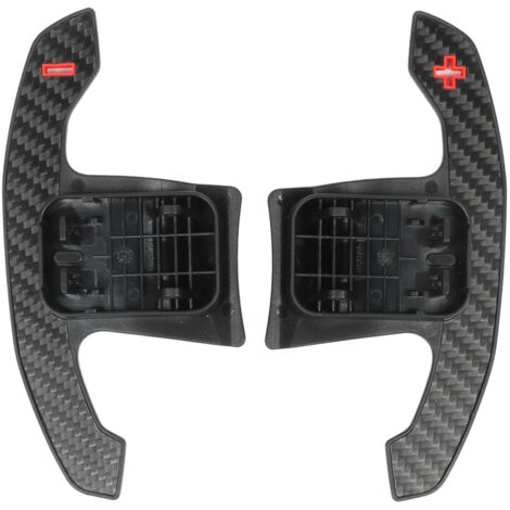 Lot de 2 extensions de palettes de changement de vitesse au volant (gauche et droite) en fibre de carbone sèche mate pour volant de la série FG