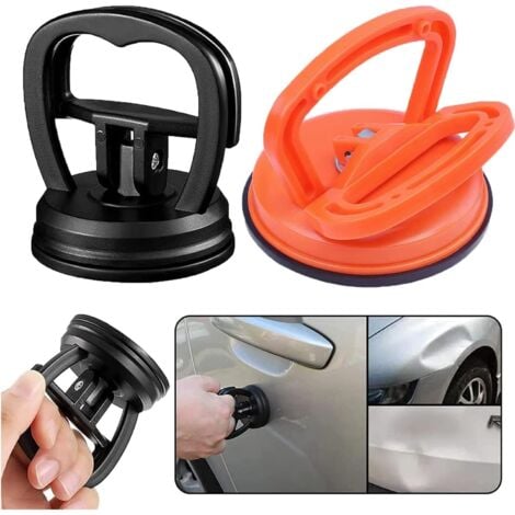 RQIURPN Lot de 2 extracteurs de bosses de voiture puissants - Ventouse de voiture et kit de réparation de bosses sans peinture pour carrosserie de voiture