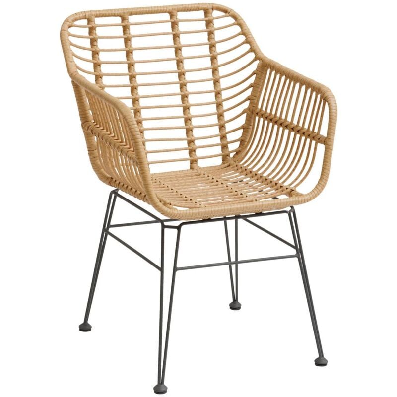 Hesperide - Lot de 2 fauteuils de jardin Lambada sésame en acier traité époxy - Hespéride