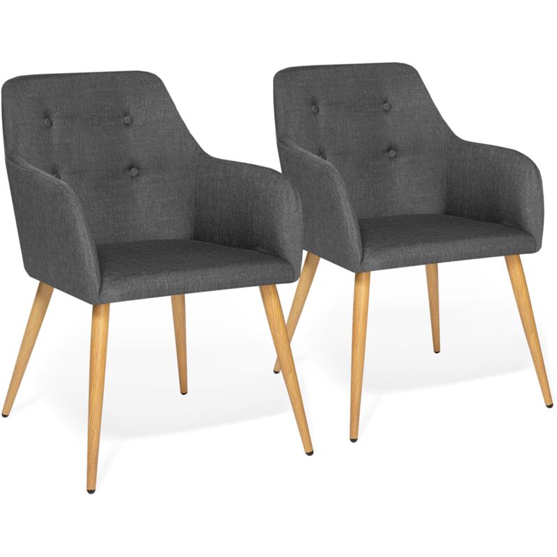 Fauteuils scandinaves gris