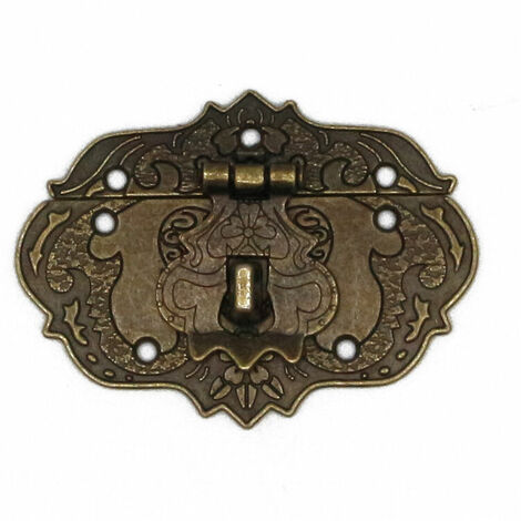 Lot De 5 Plaques Décoratives En Laiton Art Nouveau - 115mm, Ferrures De Meuble