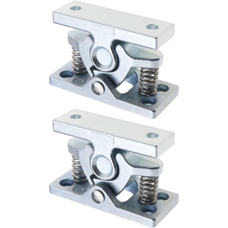 Lot de 2 fermoirs de porte robustes en alliage de zinc pour caravane, camping-car, bateau