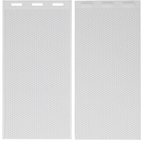 Lot de 2 feuilles de cire d'abeille en silicone de 54 mm presse manuelle gaufrage moule à faire soi-même équipement d'apiculture