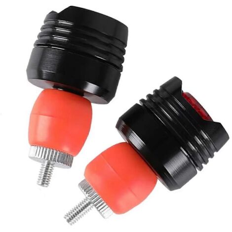 Lot de 2 feux clignotants pour guidon de vélo, éclairage de sécurité