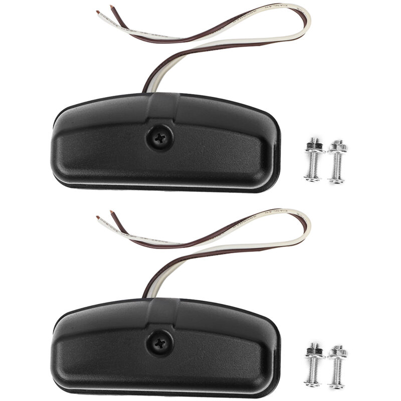 Start - Lot de 2 feux d'avertissement de remorque à 6 led 10-30 v pour plaque d'immatriculation de camion, feu latéral de signalisation