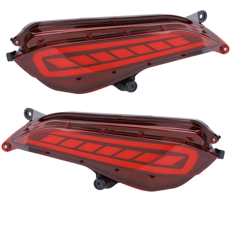 Lot de 2 feux de pare-chocs arrière à led pour Toyota compatible avec le modèle Yaris (17-18) Kit de feux de circulation