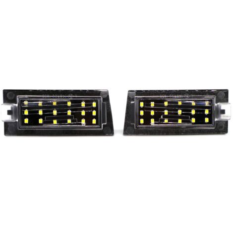 Lot de 2 feux de plaque d'immatriculation à LED pour Jeep Cherokee