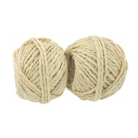 Lot De 2 Ficelles Sisal 2,5/3 X 15 40 Kg