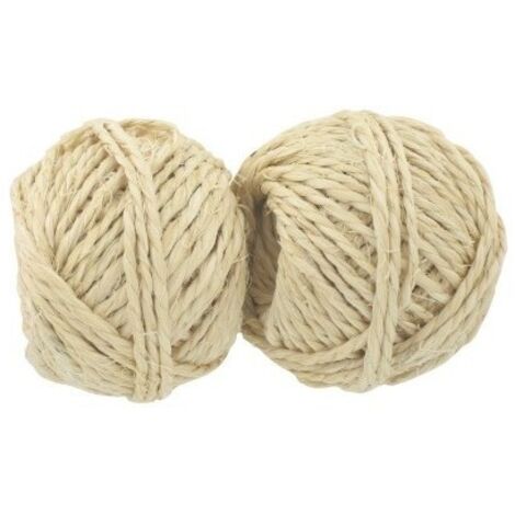 Lot de 2 ficelles sisal  2,5/3 x 15 40 kg