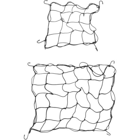 Lot de 2 filets de culture extensibles pour plantes, 40x40cm et 60x60cm, pour jardin