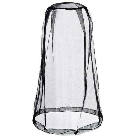 Lot de 2 filets de protection pour la tête, idéaux pour les activités de plein air et protégeant des moustiques, moucherons et autres insectes volants.