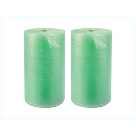 Lot de 2 Film bulles 50% recyclé 45µ 100 cm X 100 M