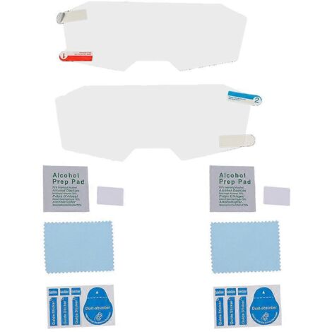 Lot de 2 films protecteurs anti-rayures pour écran de tableau de bord de moto