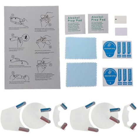 Lot de 2 films protecteurs anti-rayures pour tableau de bord de moto Kawasaki