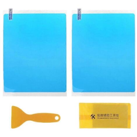 Lot de 2 films protecteurs transparents anti-pluie et imperméables pour vitres de voiture, 16 x 20 cm