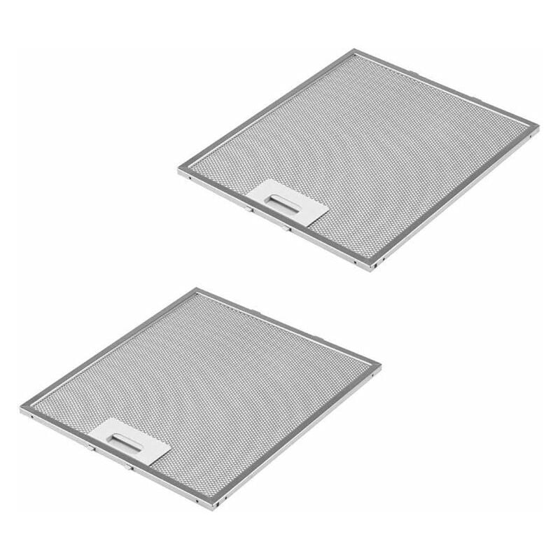 Lot de 2 - Filtre métal (anti graisses) 267x305mm (C00242705, C00280008) Hotte aeg, airforce, amana, ariston hotpoint, arthur martin electrolux,